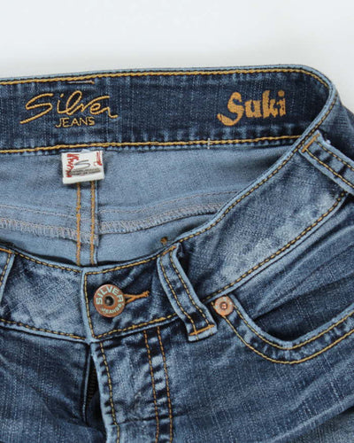 Y2k 00s Silver Flared Suki Jeans - W30 L31