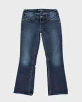Y2k 00s Silver Flared Suki Surplus Jeans - W31 L30