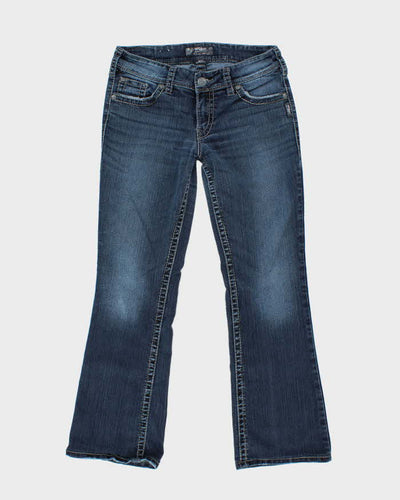 Y2k 00s Silver Flared Suki Surplus Jeans - W31 L30