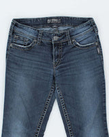 Y2k 00s Silver Flared Suki Surplus Jeans - W31 L30
