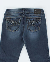 Y2k 00s Silver Flared Suki Surplus Jeans - W31 L30