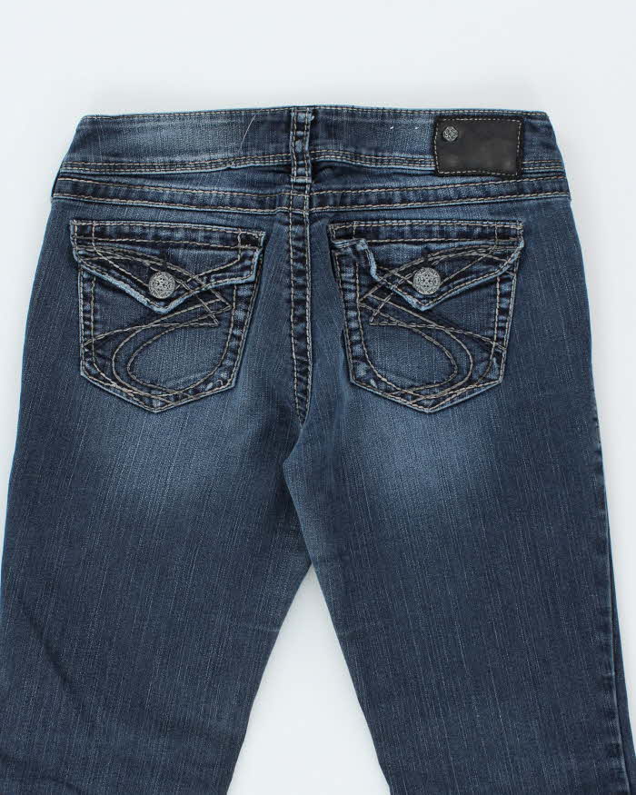 Y2k 00s Silver Flared Suki Surplus Jeans - W31 L30