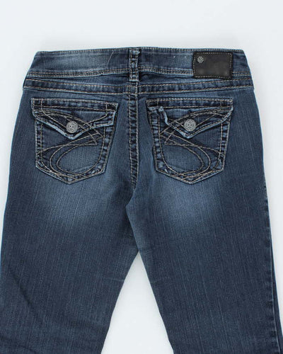 Y2k 00s Silver Flared Suki Surplus Jeans - W31 L30