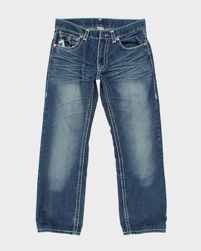 True Religion Medium Wash Straight Leg Jean - W32 L31