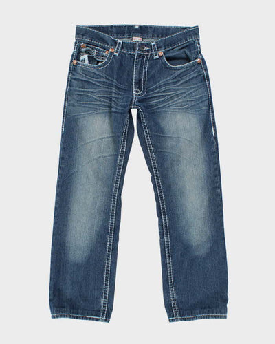 True Religion Medium Wash Straight Leg Jean - W32 L31