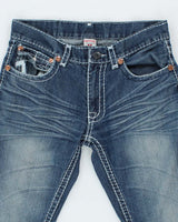 True Religion Medium Wash Straight Leg Jean - W32 L31