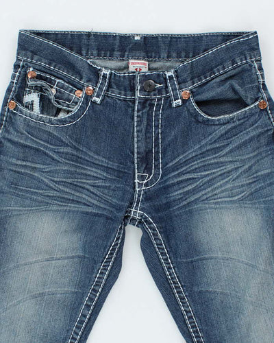 True Religion Medium Wash Straight Leg Jean - W32 L31