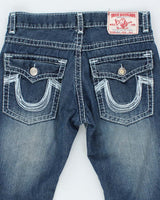 True Religion Medium Wash Straight Leg Jean - W32 L31