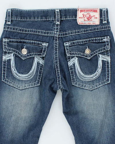 True Religion Medium Wash Straight Leg Jean - W32 L31
