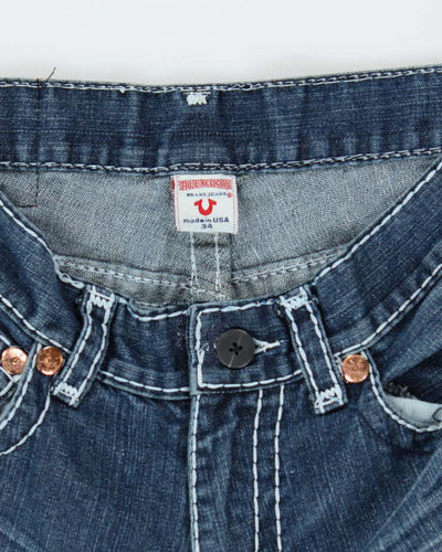 True Religion Medium Wash Straight Leg Jean - W32 L31
