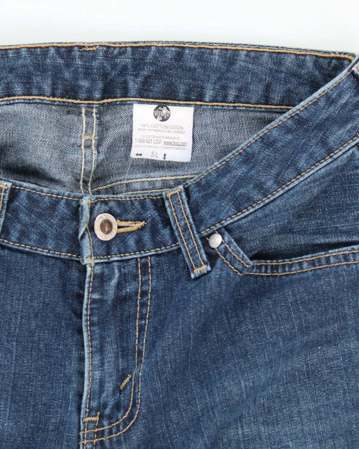 Vintage Levi's Silver Tab Dark Wash Flared Jeans - W28 L34