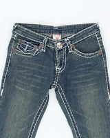 Vintage Y2k True Religion Faded Dark Wash Jeans - W28 L34