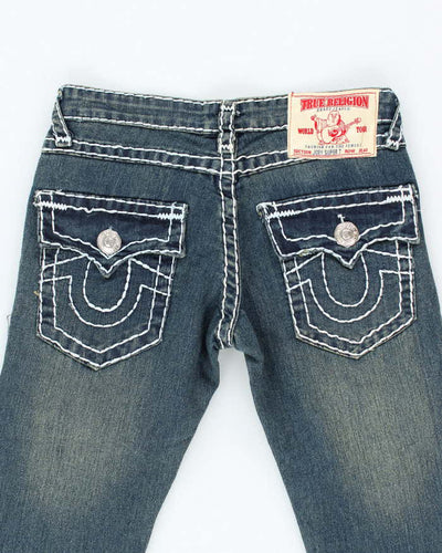 Vintage Y2k True Religion Faded Dark Wash Jeans - W28 L34