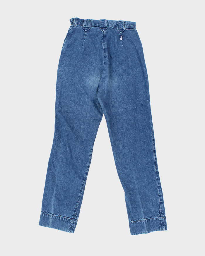 Vintage 80's Levi's Medium Wash High Waisted Flared Jeans - W24 L27
