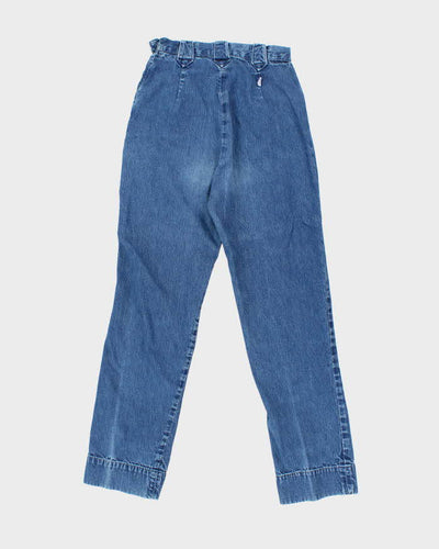 Vintage 80's Levi's Medium Wash High Waisted Flared Jeans - W24 L27
