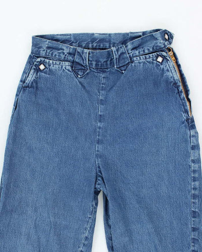 Vintage 80's Levi's Medium Wash High Waisted Flared Jeans - W24 L27