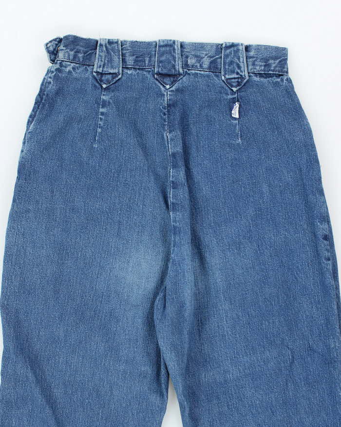 Vintage 80's Levi's Medium Wash High Waisted Flared Jeans - W24 L27