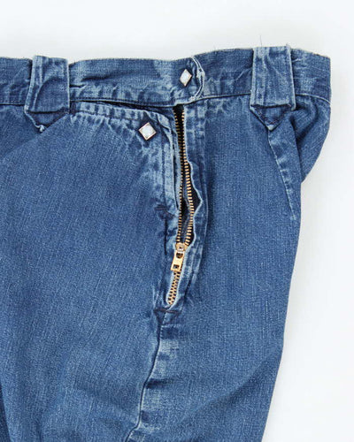 Vintage 80's Levi's Medium Wash High Waisted Flared Jeans - W24 L27