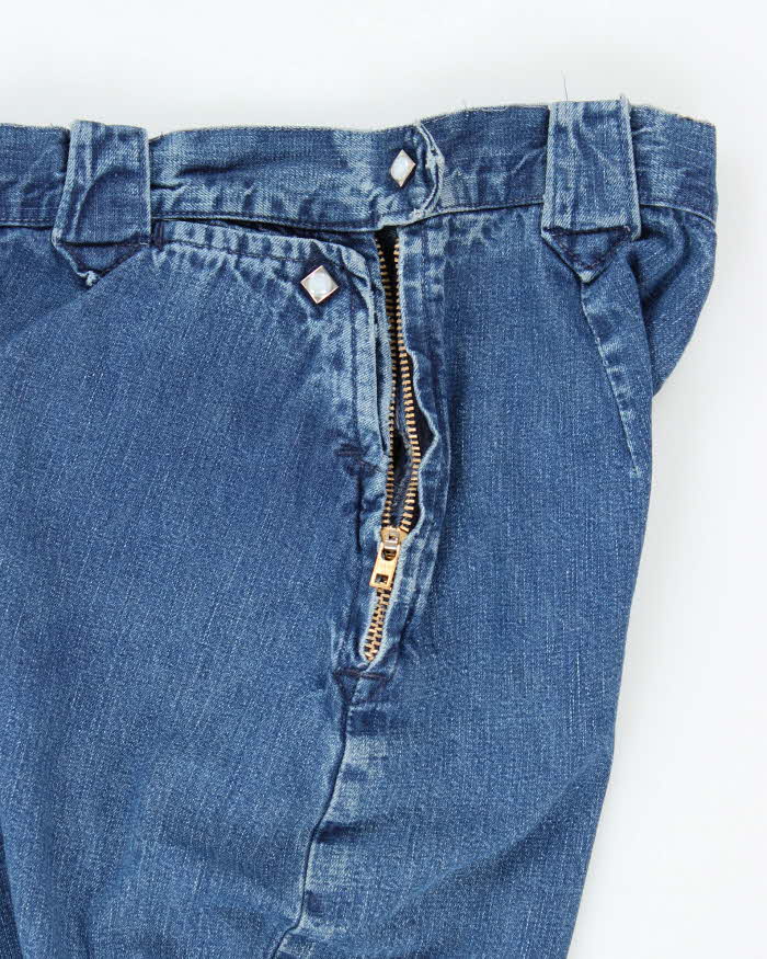 Vintage 80's Levi's Medium Wash High Waisted Flared Jeans - W24 L27