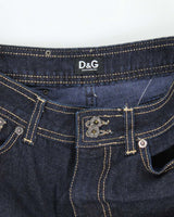 Vintage 90's Dolce &amp; Gabbana Dark Wash Slim Fit Jeans - W27 L27