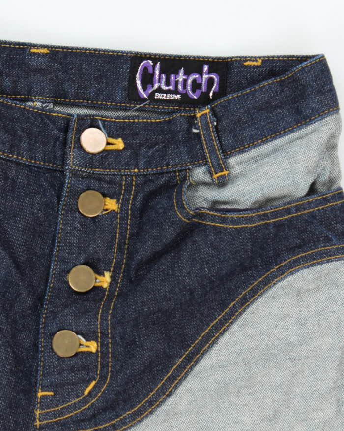 Vintage Y2k 00s Clutch Patchwork Jeans - W26 L26