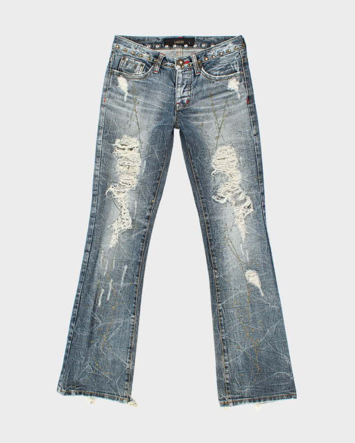 Vintage Y2k 00s Lagust Studded Distressed Jeans - W28 L31