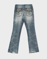 Vintage Y2k 00s Lagust Studded Distressed Jeans - W28 L31