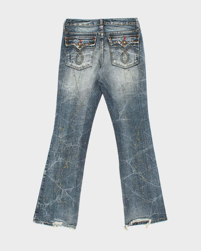 Vintage Y2k 00s Lagust Studded Distressed Jeans - W28 L31