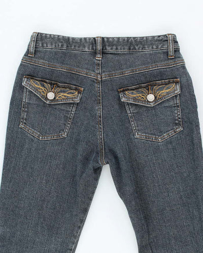 Vintage Y2k 00s Nuovo Nuovo Rhinestone Jeans - W26 L26