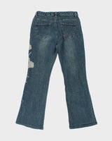 Vintage Y2k 00s Eches Embroidered Jeans - W28 L26