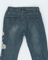 Vintage Y2k 00s Eches Embroidered Jeans - W28 L26