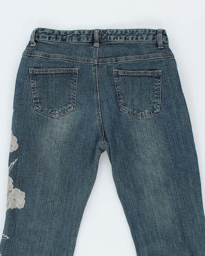 Vintage Y2k 00s Eches Embroidered Jeans - W28 L26
