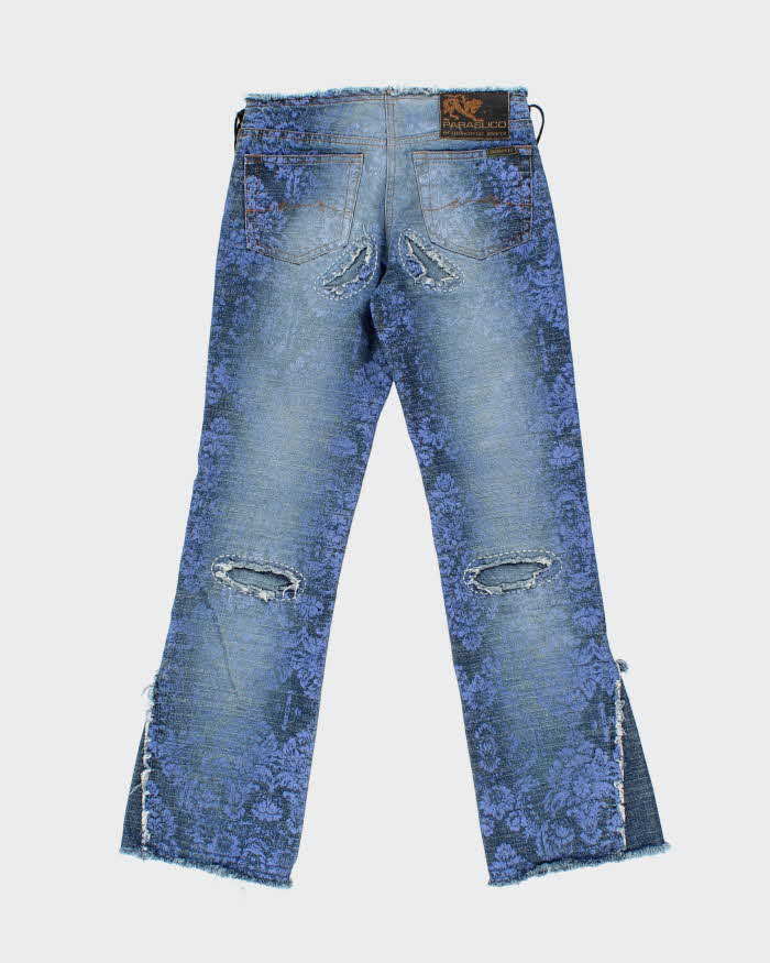 Vintage Y2k 00s Parasuco Ergonomic Lace-up Jeans - W27 L28