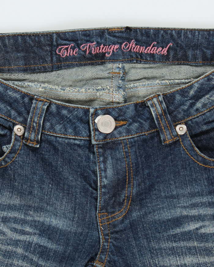 Vintage Y2k 00s Spinkle Rhinestone Jeans - W28 L30