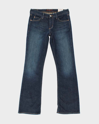 Vintage Y2K Deadstock with Tags Eddie Bauer Dark Wash Flared Jeans - W32 L30