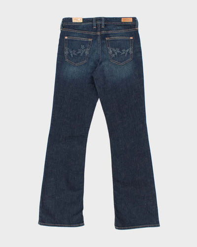 Vintage Y2K Deadstock with Tags Eddie Bauer Dark Wash Flared Jeans - W32 L30