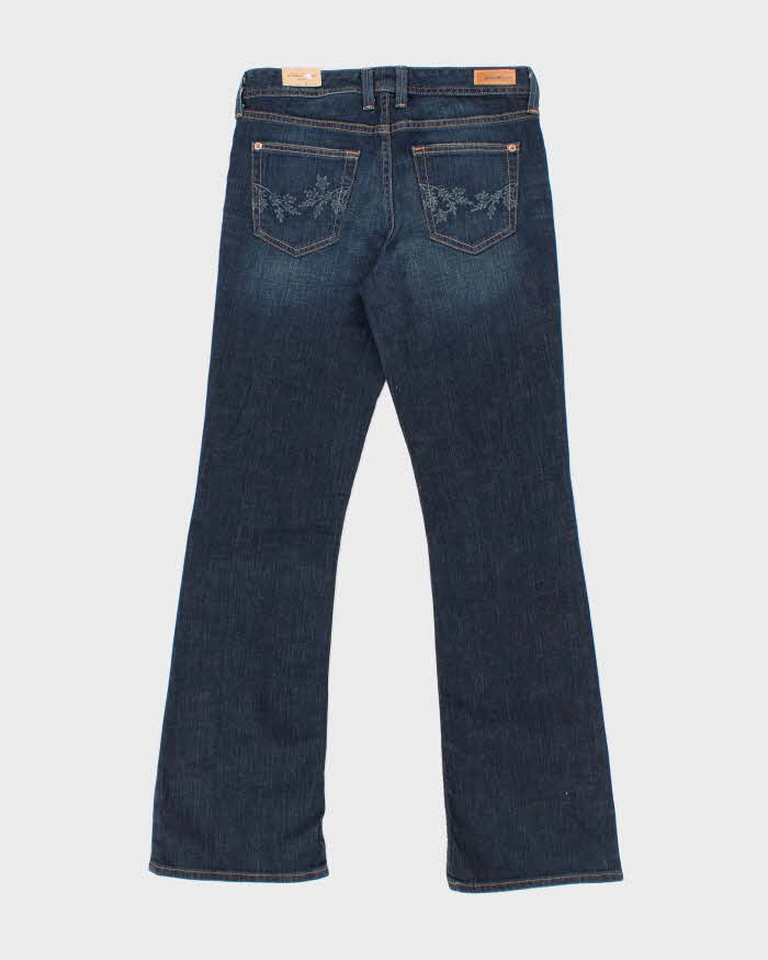 Vintage Y2K Deadstock with Tags Eddie Bauer Dark Wash Flared Jeans - W32 L30