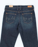 Vintage Y2K Deadstock with Tags Eddie Bauer Dark Wash Flared Jeans - W32 L30