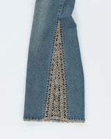 Vintage Y2k 00s Armour Crochet Detail Jeans - W34 L32