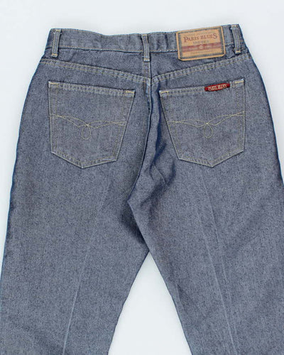 Vintage Y2k 00s Paris Blue Iridescent Jeans - W27 L31