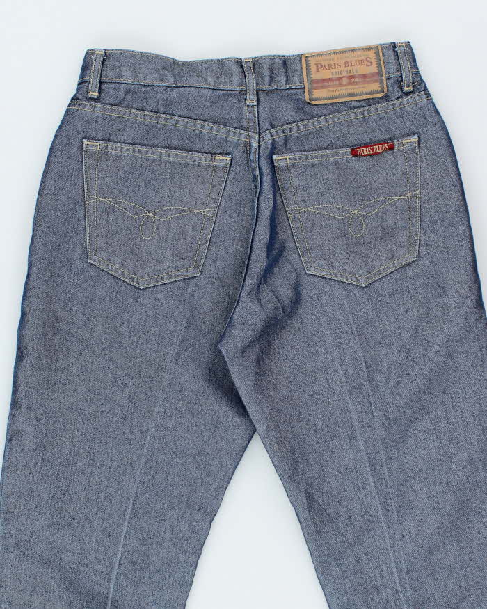 Vintage Y2k 00s Paris Blue Iridescent Jeans - W27 L31