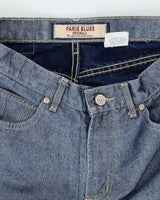 Vintage Y2k 00s Paris Blue Iridescent Jeans - W27 L31