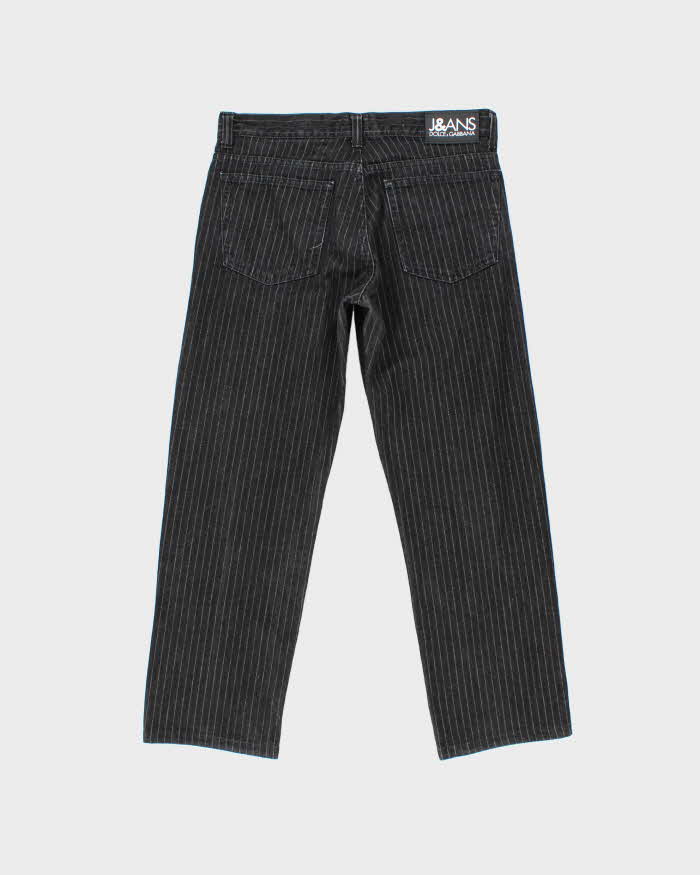 Vintage Dolce &amp; Gabbana Pin Stripe Jeans - W34 28