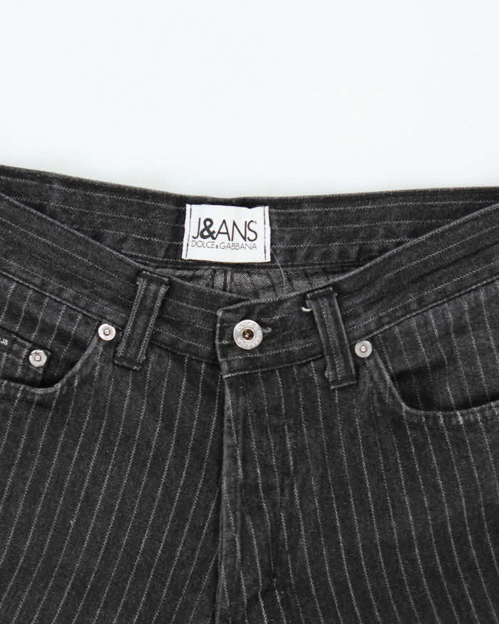 Vintage Dolce &amp; Gabbana Pin Stripe Jeans - W34 28