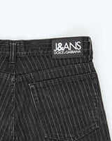 Vintage Dolce &amp; Gabbana Pin Stripe Jeans - W34 28