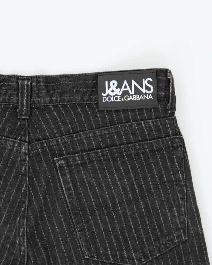 Vintage Dolce &amp; Gabbana Pin Stripe Jeans - W34 28