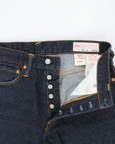 Vintage Evisu Londinium Denimpics Embroidered Jeans - W32 L32