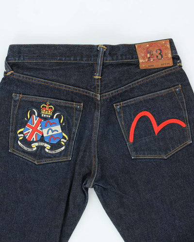 Vintage Evisu Londinium Denimpics Embroidered Jeans - W32 L32