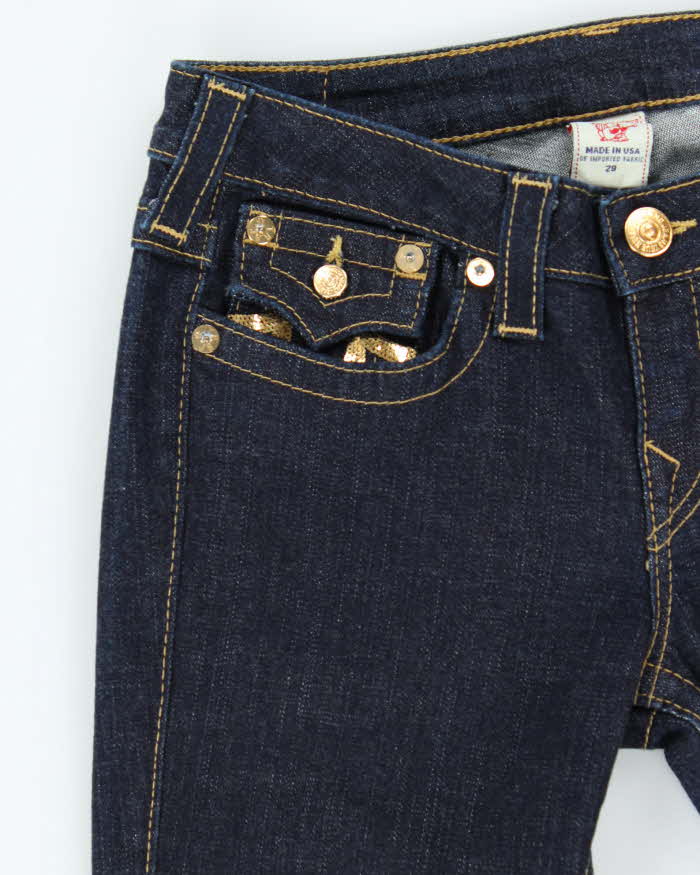 Vintage Y2k 00s True Religion Sequin Jeans - W29 L35