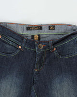 Vintage Y2K 00s Women's Ed Hardy Embroidered Slim Fit Jeans - W26 L30